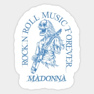 Madonna //// Skeleton Rock n Roll Sticker